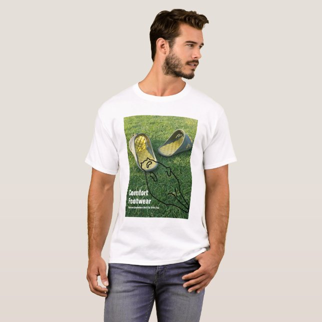 T-shirt Poster publicitaire drôle (Devant entier)
