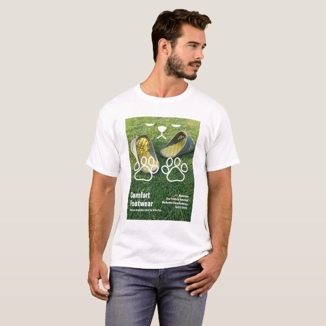 T-shirt Poster publicitaire drôle (Devant entier)