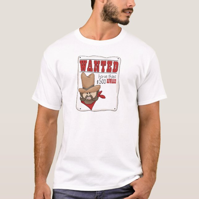 T-shirt Poster Recherché (Devant)