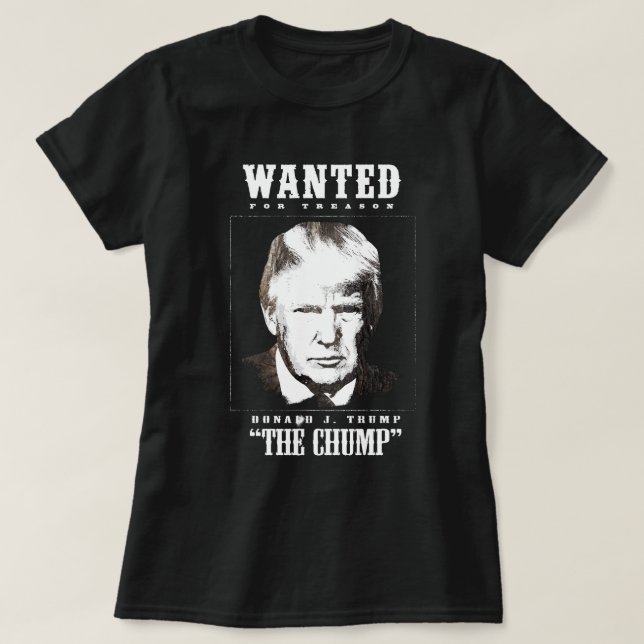 T-shirt Poster Recherché de Trump - Trump (Design devant)