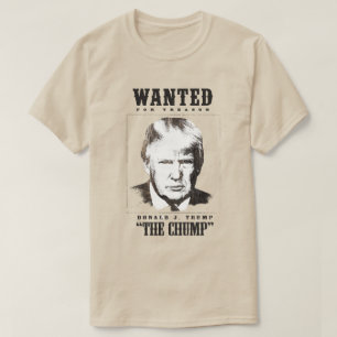 T-shirt Poster Recherché de Trump - Trump