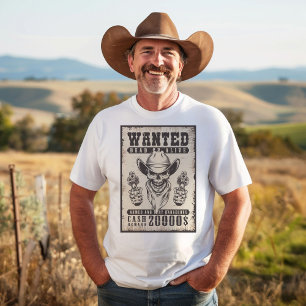 T-shirt Poster Recherché vintage Wild West