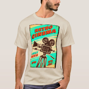 T-shirt Poster Retro CINEMA