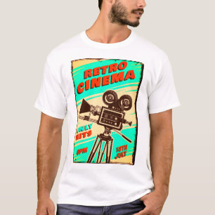 T-shirt Poster Retro CINEMA