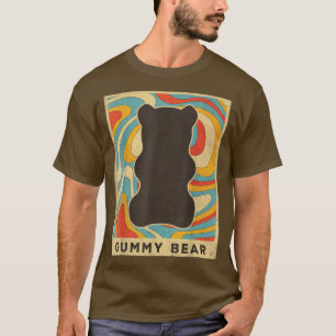 T-shirt Poster rétro de l'ours vintage