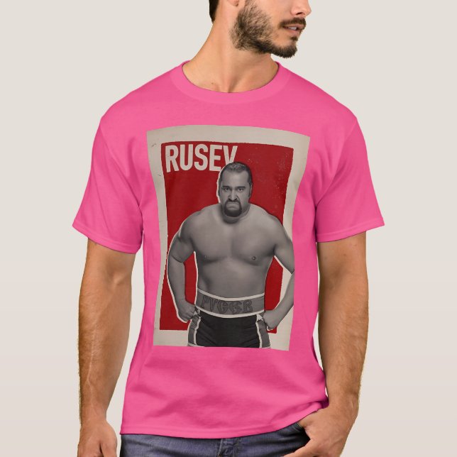 T-shirt Poster Rusev Vintage (Devant)