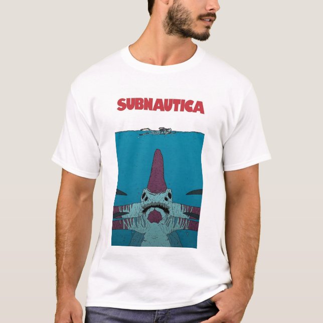 T-shirt Poster Subnautica (Devant)