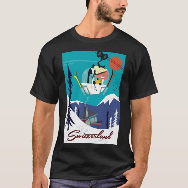 T-shirt Poster Suisse (Devant)