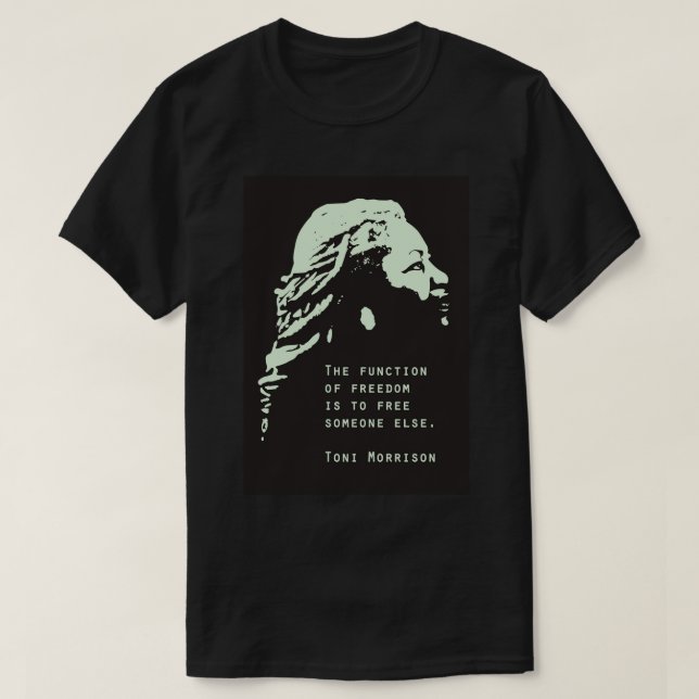 T-shirt Poster Toni Morrison, Poster Toni Morrison, (Design devant)