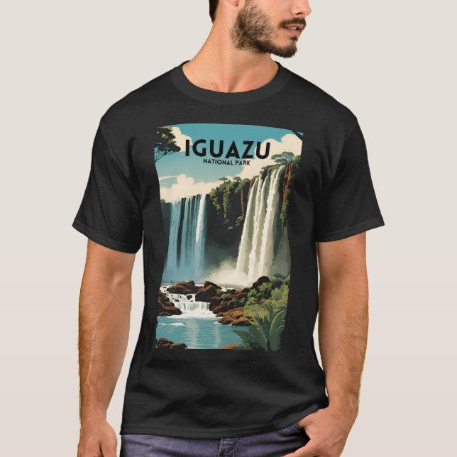 T-shirt Poster touristique du parc national Iguazu (Devant)