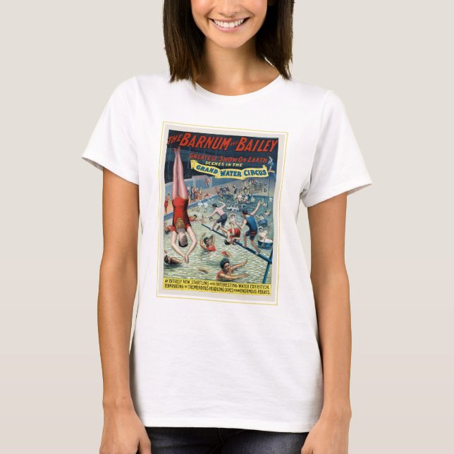 T-shirt Poster vintage Barnum & Bailey Circus (Devant)