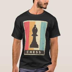 T-shirt Poster vintage Chess Sport Retro
