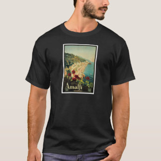 T-shirt Poster vintage d'Amalfi, Italie