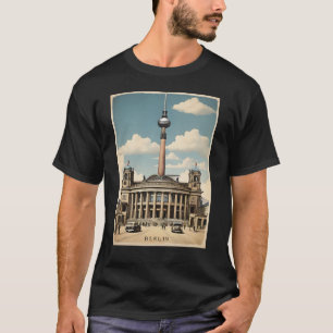 T-shirt Poster vintage de Berlin