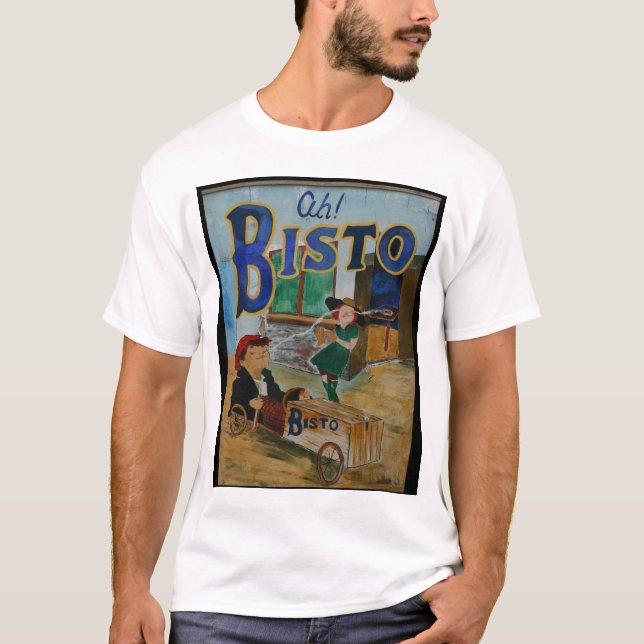 T-shirt Poster vintage de Bisto (Devant)
