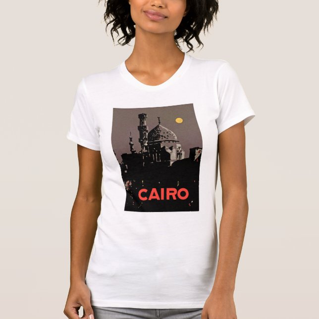T-shirt Poster vintage du Caire (Devant)