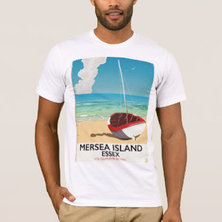 T-shirt Poster vintage Essex de Mersea Island