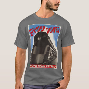 T-shirt Poster vintage New Haven Railroad Retro