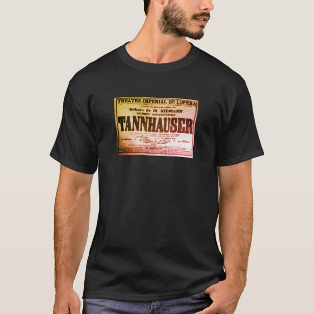 T-shirt Poster vintage Tannhäuser (Devant)