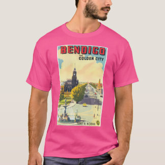 T-shirt Poster Vintage voyage Bendigo Australie