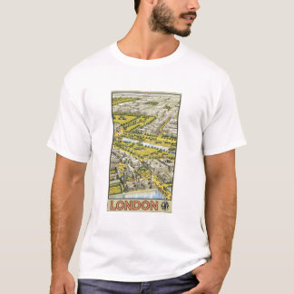 T-shirt Poster Vintage voyage de Londres