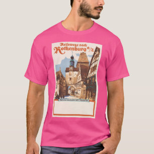 T-shirt Poster Vintage voyage de Rothenburg