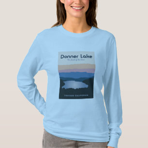 T-shirt Poster Vintage voyage Donner Lake