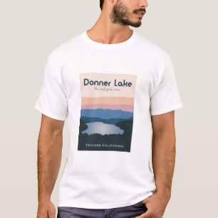 T-shirt Poster Vintage voyage Donner Lake