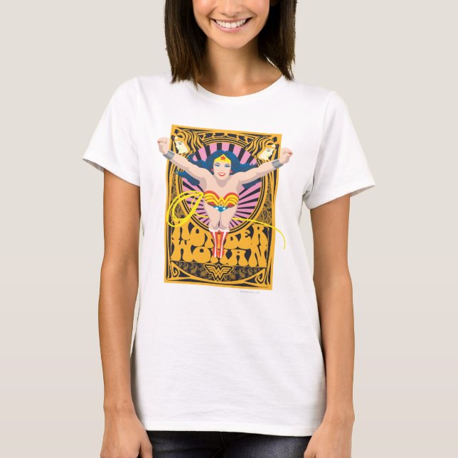 T-shirt Poster Wonder Woman (Devant)