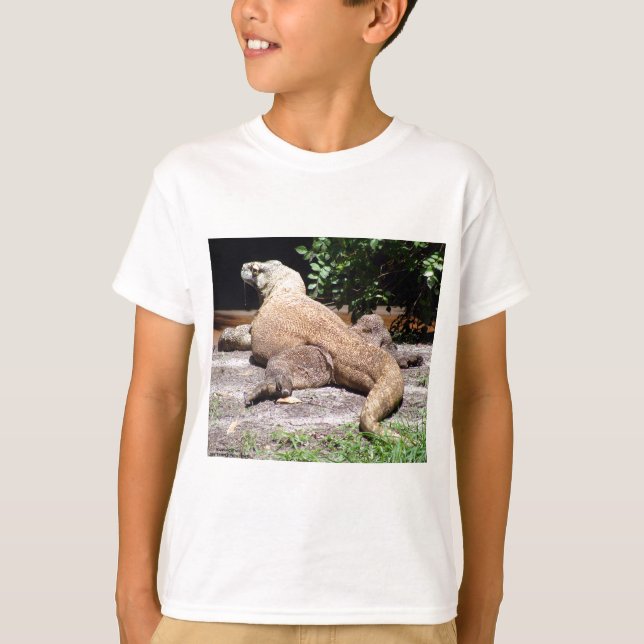 T-shirt Postérieur de dragon de komodo (Devant)