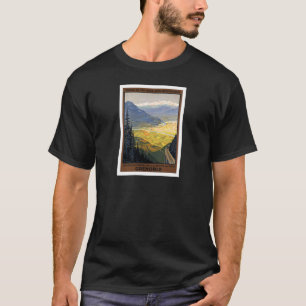 T-shirt Posters vintage de chemin de fer de Grenoble