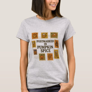 T-shirt Postmarqué en Citrouille Spice-Shirt - Fall Postag
