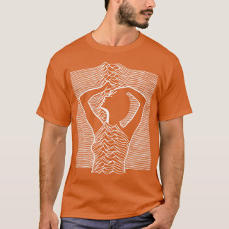 T-shirt postpunk femme vagues design
