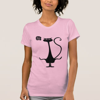 T-shirt Posture accroupie de chat de yoga