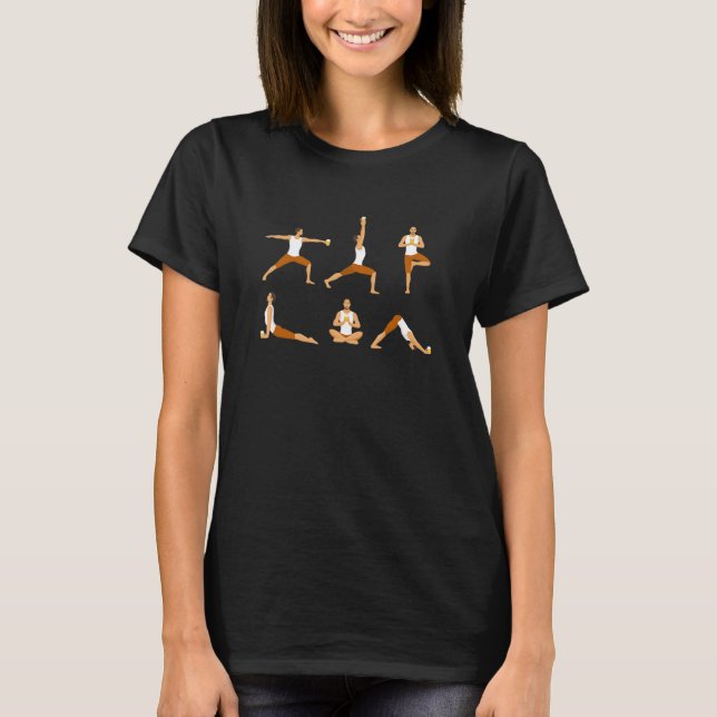 T-shirt Posture Corporelle Publication Relaxation Méditati (Devant)