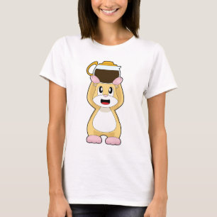T-shirt Pot à café Hamster Café