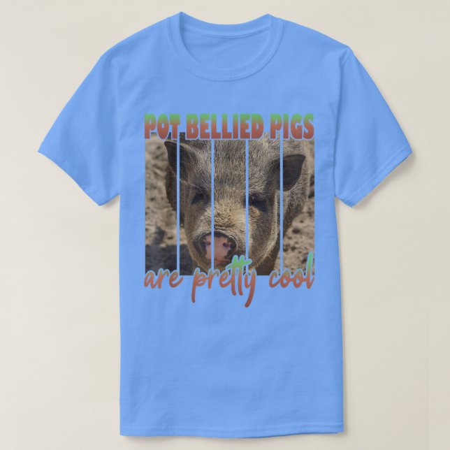 T-shirt Pot Cochons Bellied Sont Jolies Cool5073 (Design devant)
