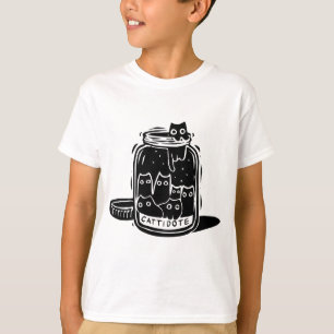T-shirt Pot de Cattidote Antidépresseur pour Chat Blague d