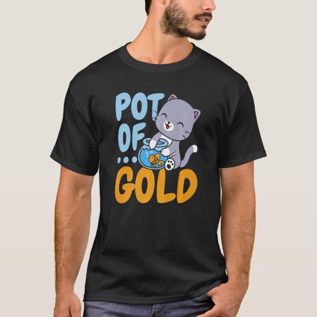 T-shirt Pot De Poisson D'Or Poisson Aquarist Poisson D'Or (Devant)