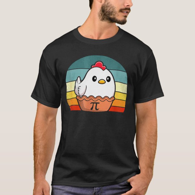 T-shirt Pot de poulet Pie de poulet Pi jour 2022 (Devant)