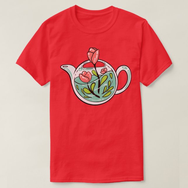 T-shirt Pot de thé magique (Design devant)