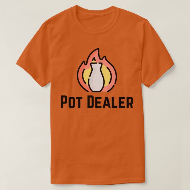 T-shirt Pot Dealer Pottery Céramiques Argile 2 (Design devant)