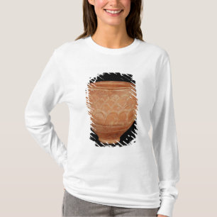 T-shirt Pot décoré de recouvrir les échelles appliquées