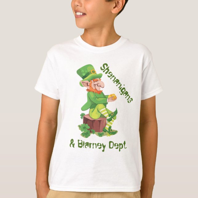 T-shirt Pot d'or de lutin irlandais (Devant)