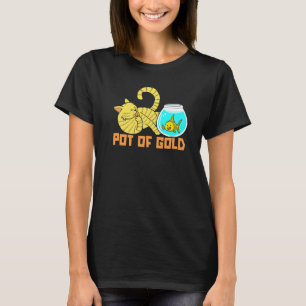 T-shirt Pot d'or Poisson Rouge Aquariophile Aquatique Pois