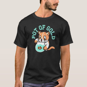 T-shirt Pot d'or Poisson Rouge Aquariophile Aquatique Pois
