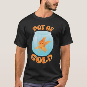 T-shirt Pot D'Or Pot D'Or Poisson D'Or Aquarium Aquarium A
