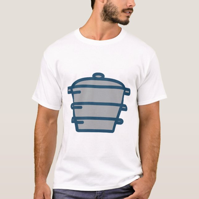 T-shirt Pot gris (Devant)
