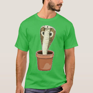 T-shirt Pot Plante serpent