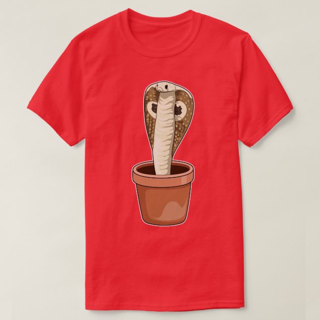 T-shirt Pot Plante serpent (Design devant)